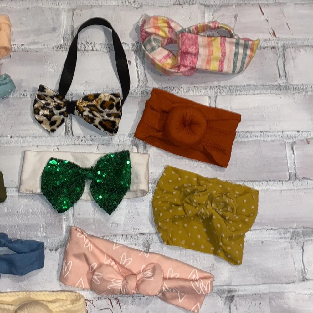 Babygirl top knot headband & more bundle!!
